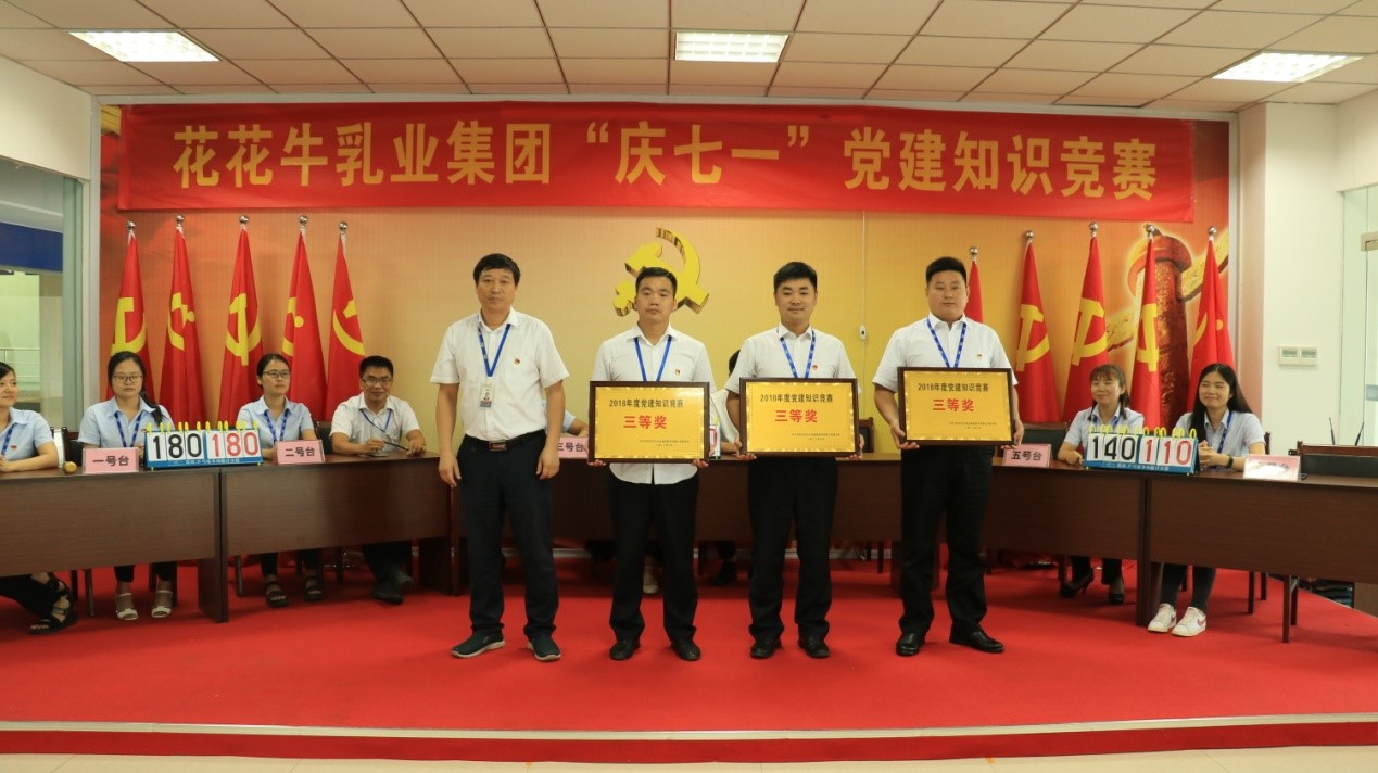 知识较量争前锋   比学赶超展风采 —— QMH官网乳业集团党委进行庆 “七一”党建知识较量