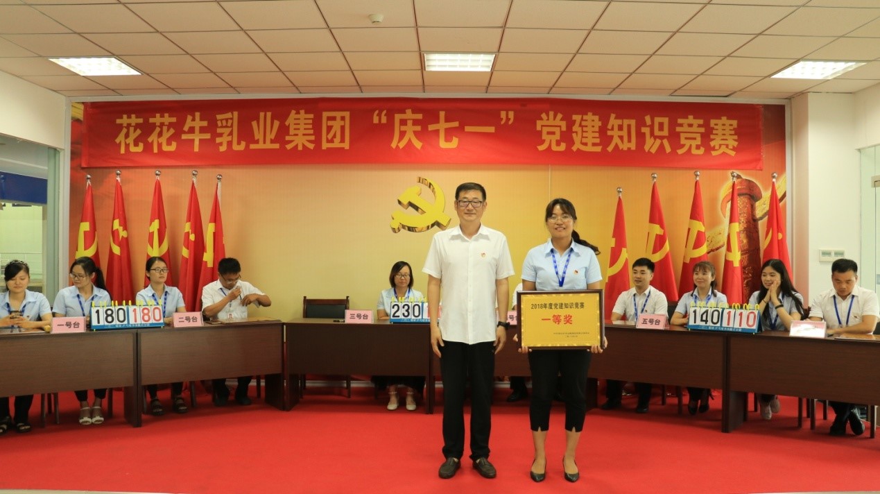 知识较量争前锋   比学赶超展风采 —— QMH官网乳业集团党委进行庆 “七一”党建知识较量