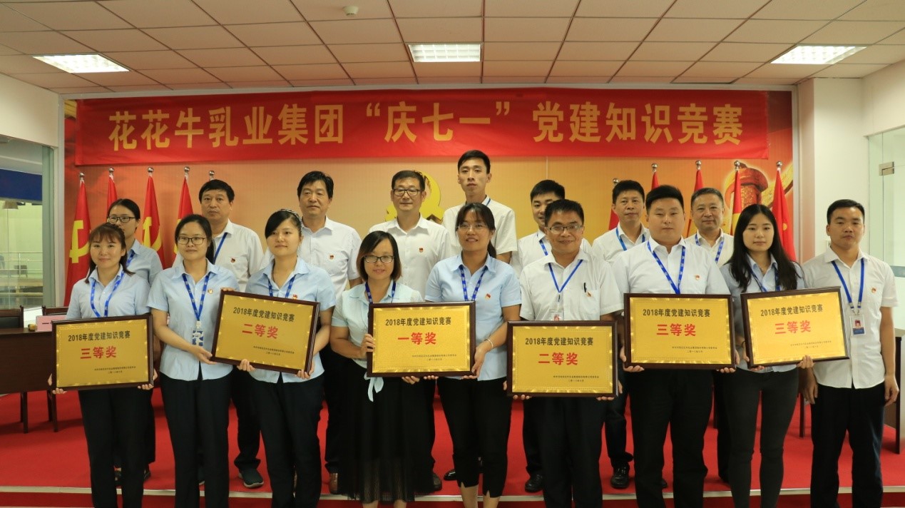 知识较量争前锋   比学赶超展风采 —— QMH官网乳业集团党委进行庆 “七一”党建知识较量