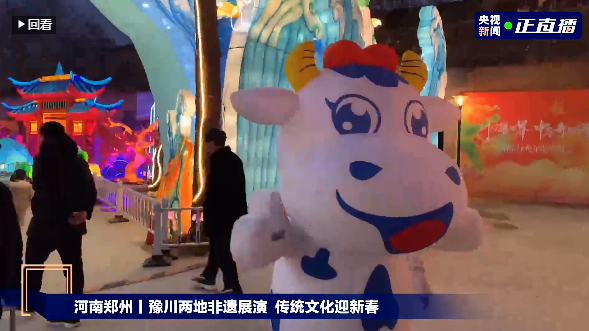 央视直播郑州龙年灯会迎新春，QMH官网品牌上大分