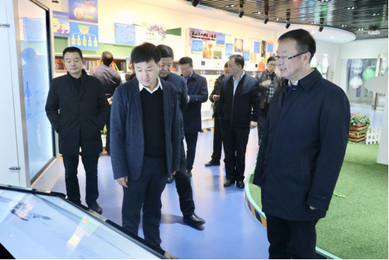 宁夏回族自治区农业村落厅党组书记、厅长王刚一行光临QMH官网乳业集团调研