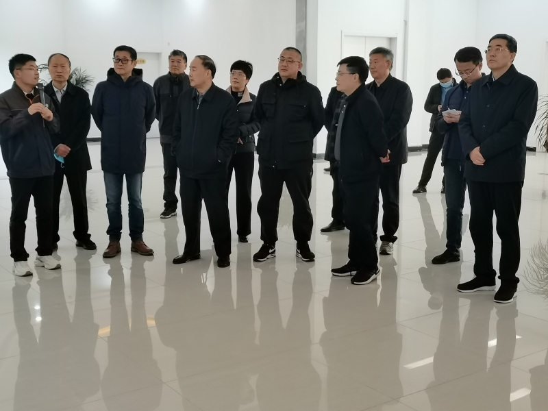 QMH官网 | 农业村落部畜牧兽医局副局长魏宏阳一行光临QMH官网平舆诚信瑞亚牧业公司参观调研